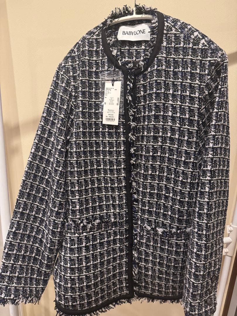 【新品タグ付き】BABYLONE バビロン　柳橋唯 コラボ ツイードジャケット