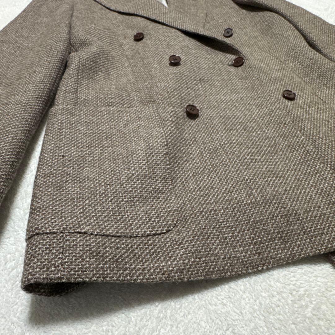 極美品 ユニバーサルランゲージ テーラードジャケット XL ツイード カノニコ