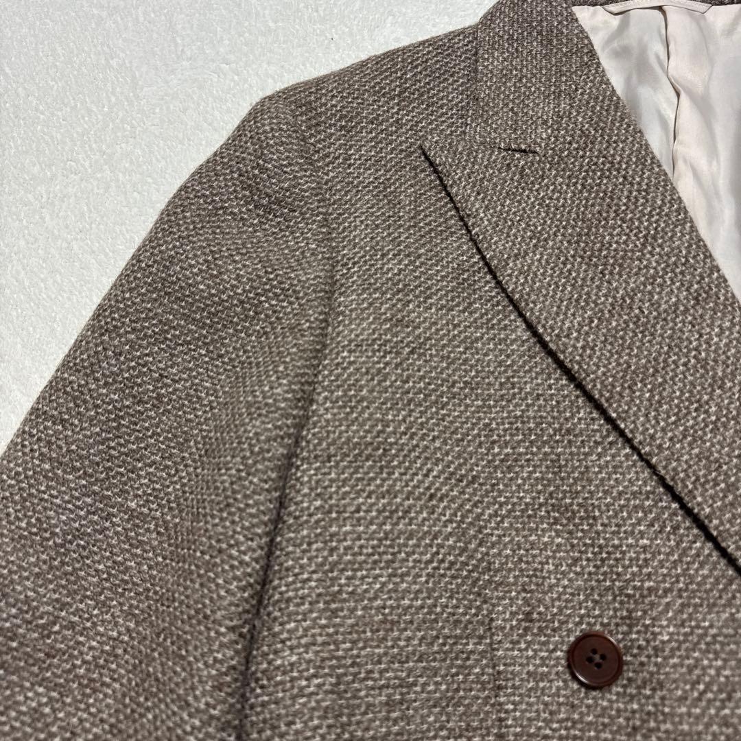 極美品 ユニバーサルランゲージ テーラードジャケット XL ツイード カノニコ