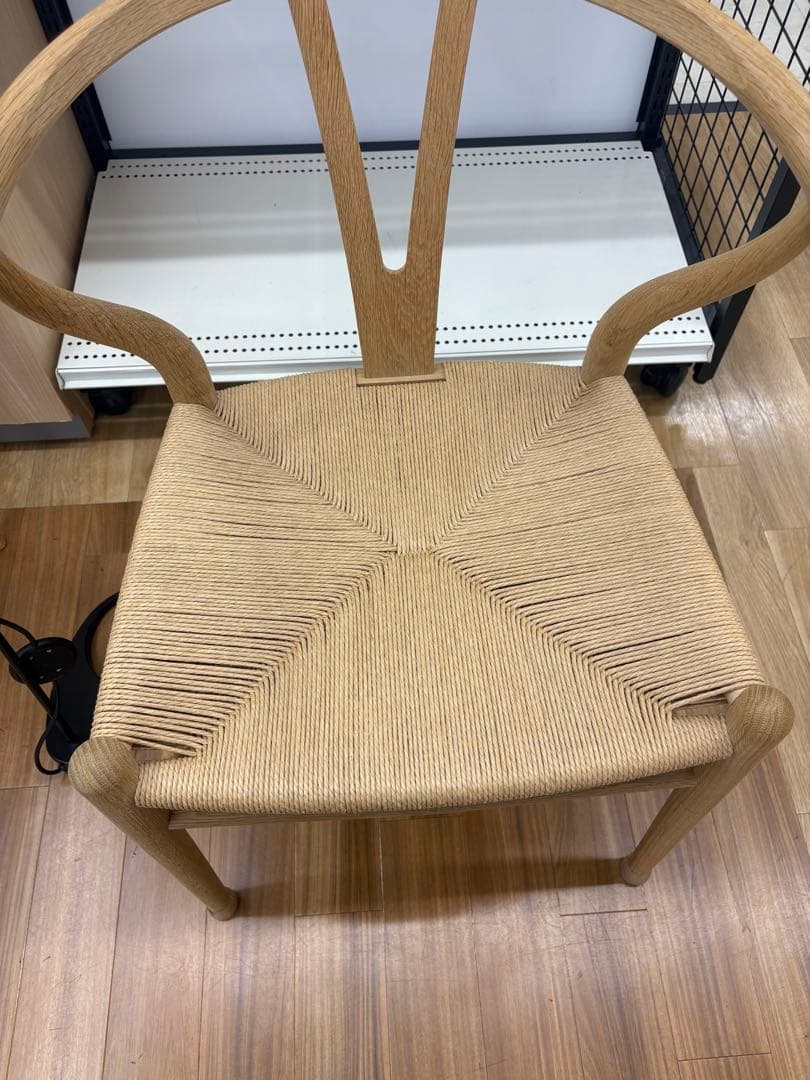 超美品！CH24 Yチェア/座面クッション付き(ビーチ材/ソープ仕上)