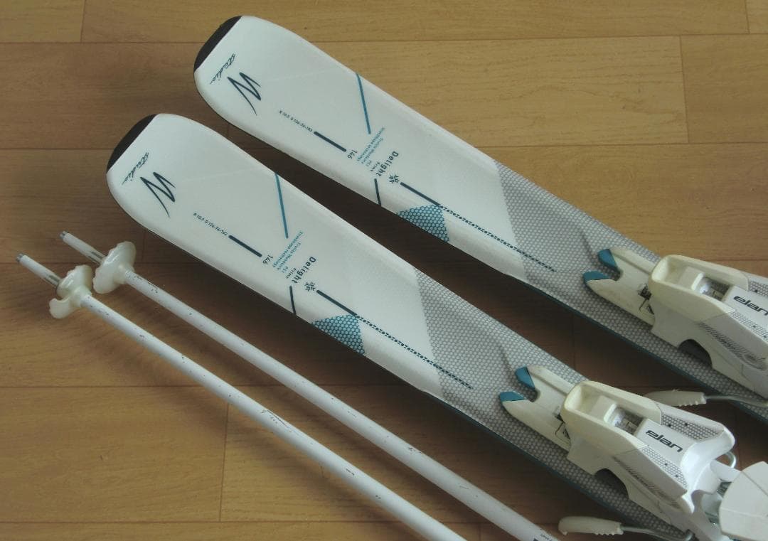 ■■送料無料■ELAN■女性用スキー4点セット■146/24.5■メンテ付■■