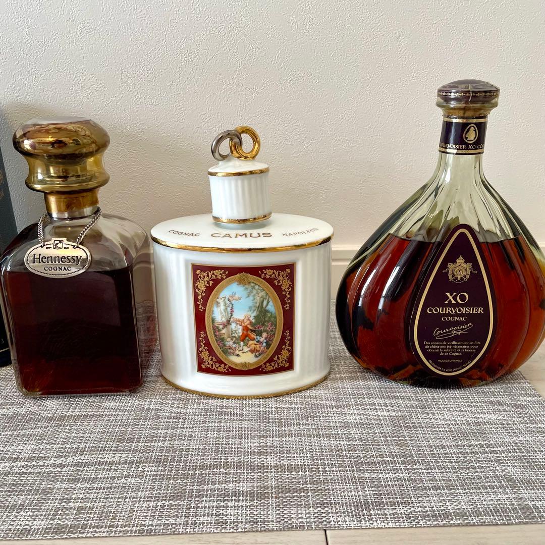 コニャックセット Hennessy Camus Courvoisier