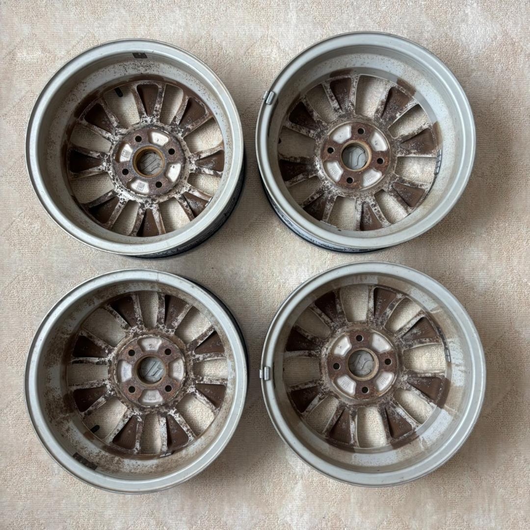 な*送様 14インチ4.5J+45 実用美品 送料無料 丁寧梱包 スズキ純正