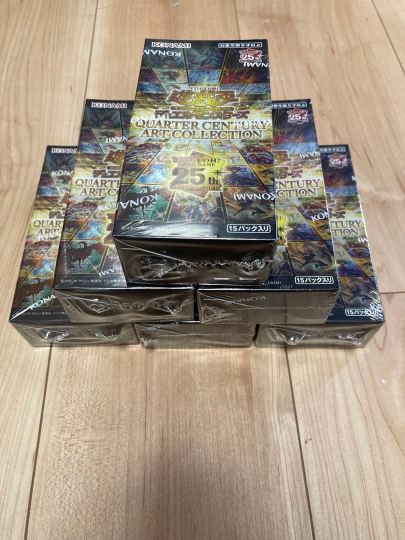 遊戯王　QUARTER CENTURY ART COLLECTION 6BOX