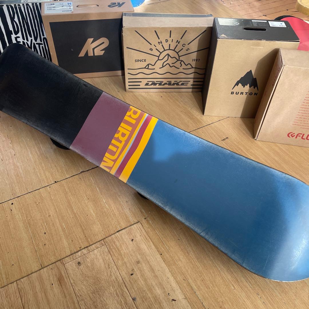 BURTON×FLUX　バートン　フラックスバインディング付スノーボードセット