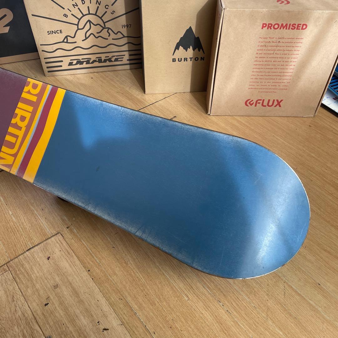 BURTON×FLUX　バートン　フラックスバインディング付スノーボードセット