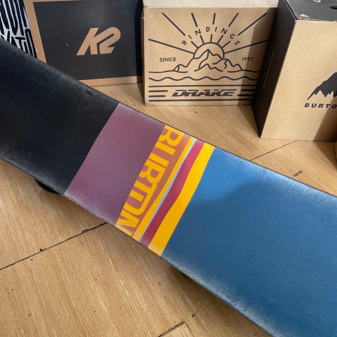 BURTON×FLUX　バートン　フラックスバインディング付スノーボードセット