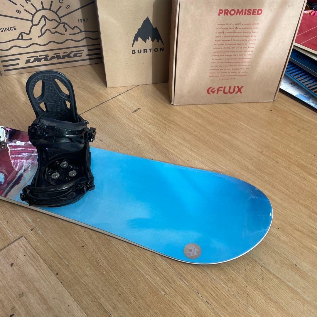 BURTON×FLUX　バートン　フラックスバインディング付スノーボードセット