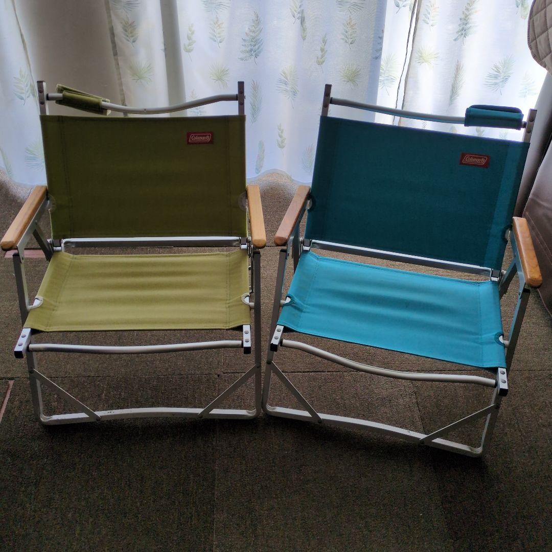 Coleman コンパクトフォールディングチェア オリーブ スカイ