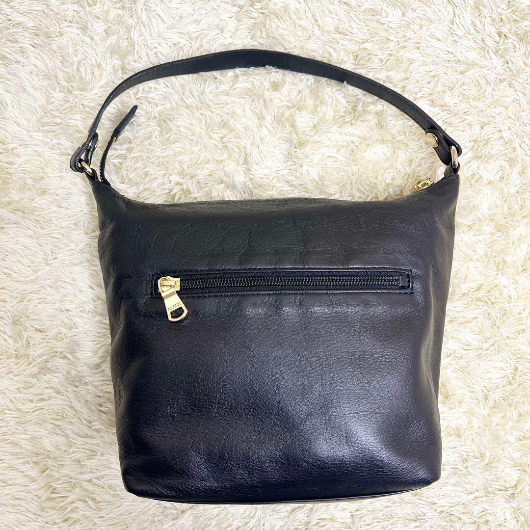 ★極美品★russet本革軽量 2wayソフトレザーシンプルショルダーバッグ