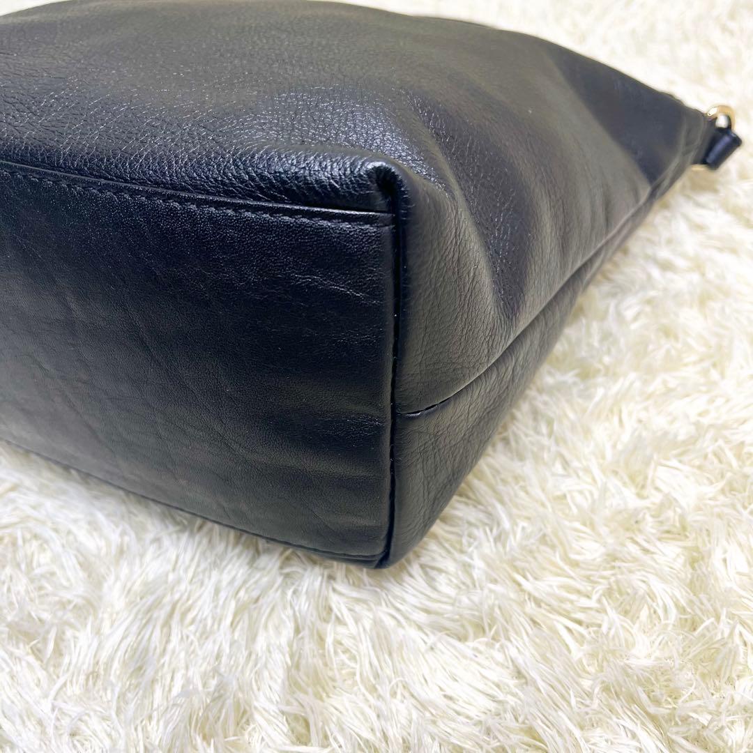 ★極美品★russet本革軽量 2wayソフトレザーシンプルショルダーバッグ