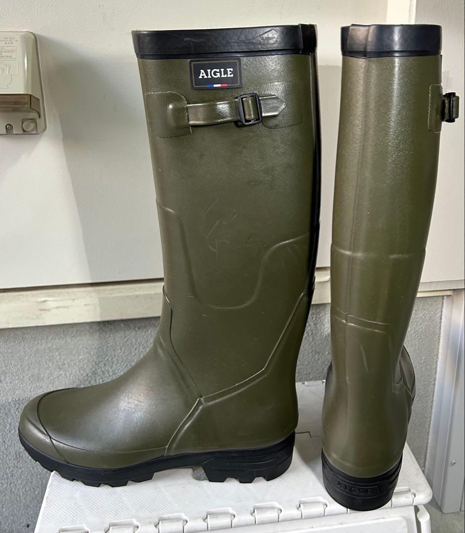 正*様 27～27.5㎝★美品AIGLEレインブーツ44 エーグルラバーブーツ
