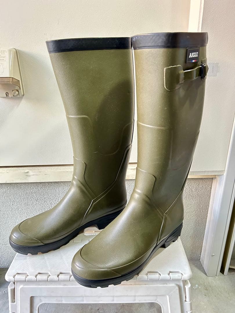 正*様 27～27.5㎝★美品AIGLEレインブーツ44 エーグルラバーブーツ