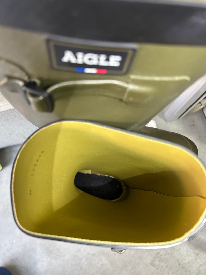 正*様 27～27.5㎝★美品AIGLEレインブーツ44 エーグルラバーブーツ