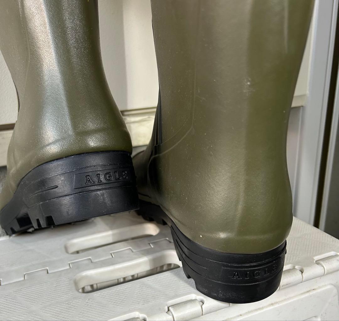 正*様 27～27.5㎝★美品AIGLEレインブーツ44 エーグルラバーブーツ