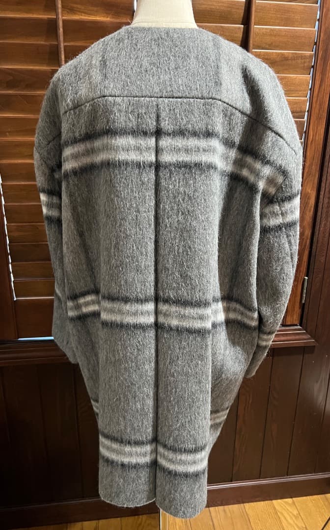 お値下げ★ADORE アルパカシャギーチェックコート