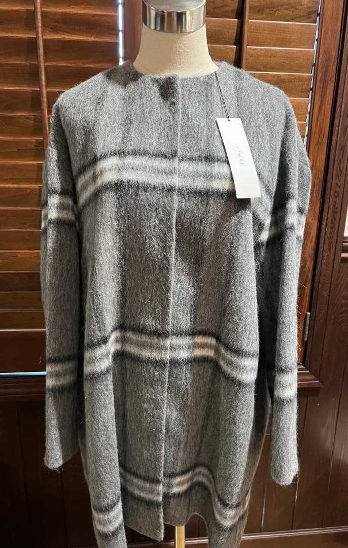 お値下げ★ADORE アルパカシャギーチェックコート