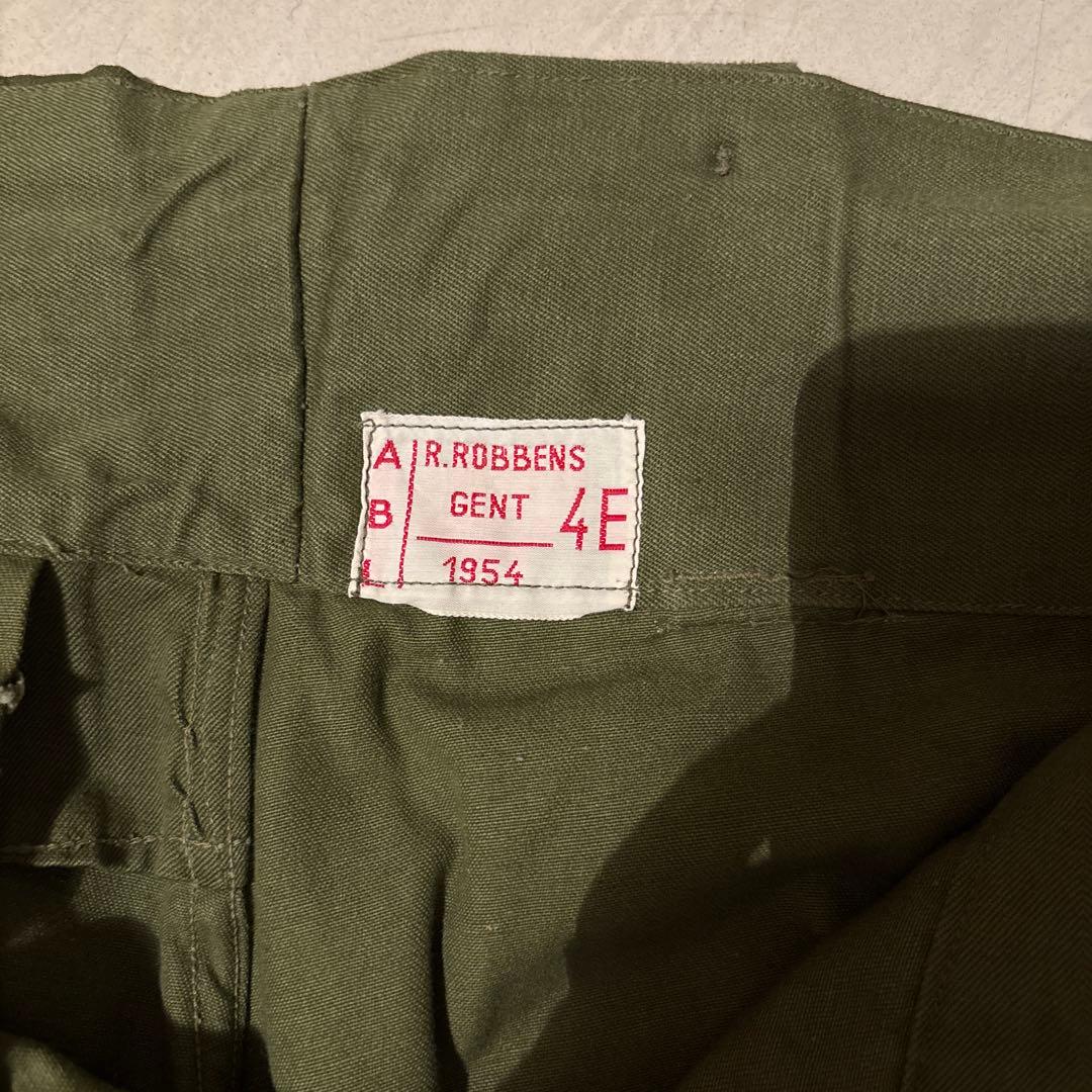 50’s ベルギー軍 ミリタリーパンツ 4e