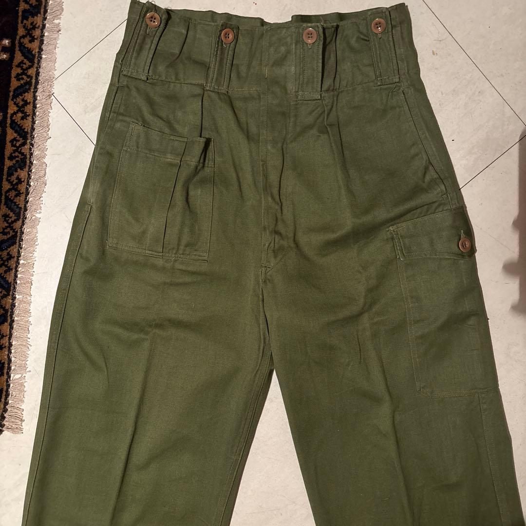 50’s ベルギー軍 ミリタリーパンツ 4e