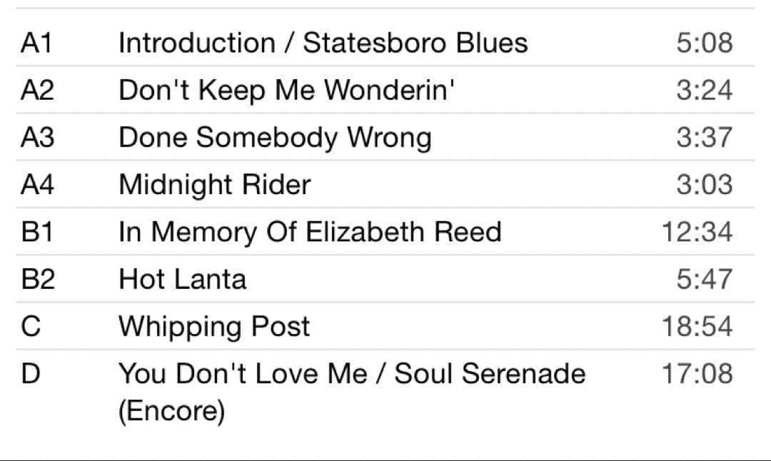 ◾️未発表1971年フィルモアウェスト最終公演■THE ALLMAN BROTHE