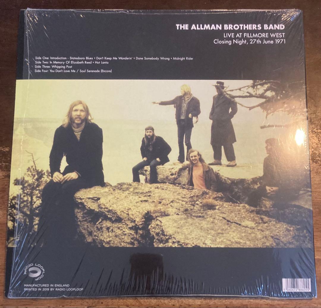 ◾️未発表1971年フィルモアウェスト最終公演■THE ALLMAN BROTHE