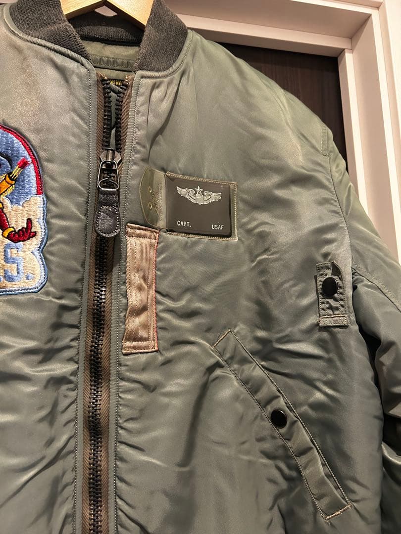 s*1様 破格　90s M品番　初期　バズリクソンズ　フルカスタム　MA-1 ヴ