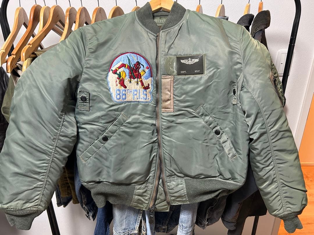 s*1様 破格　90s M品番　初期　バズリクソンズ　フルカスタム　MA-1 ヴ