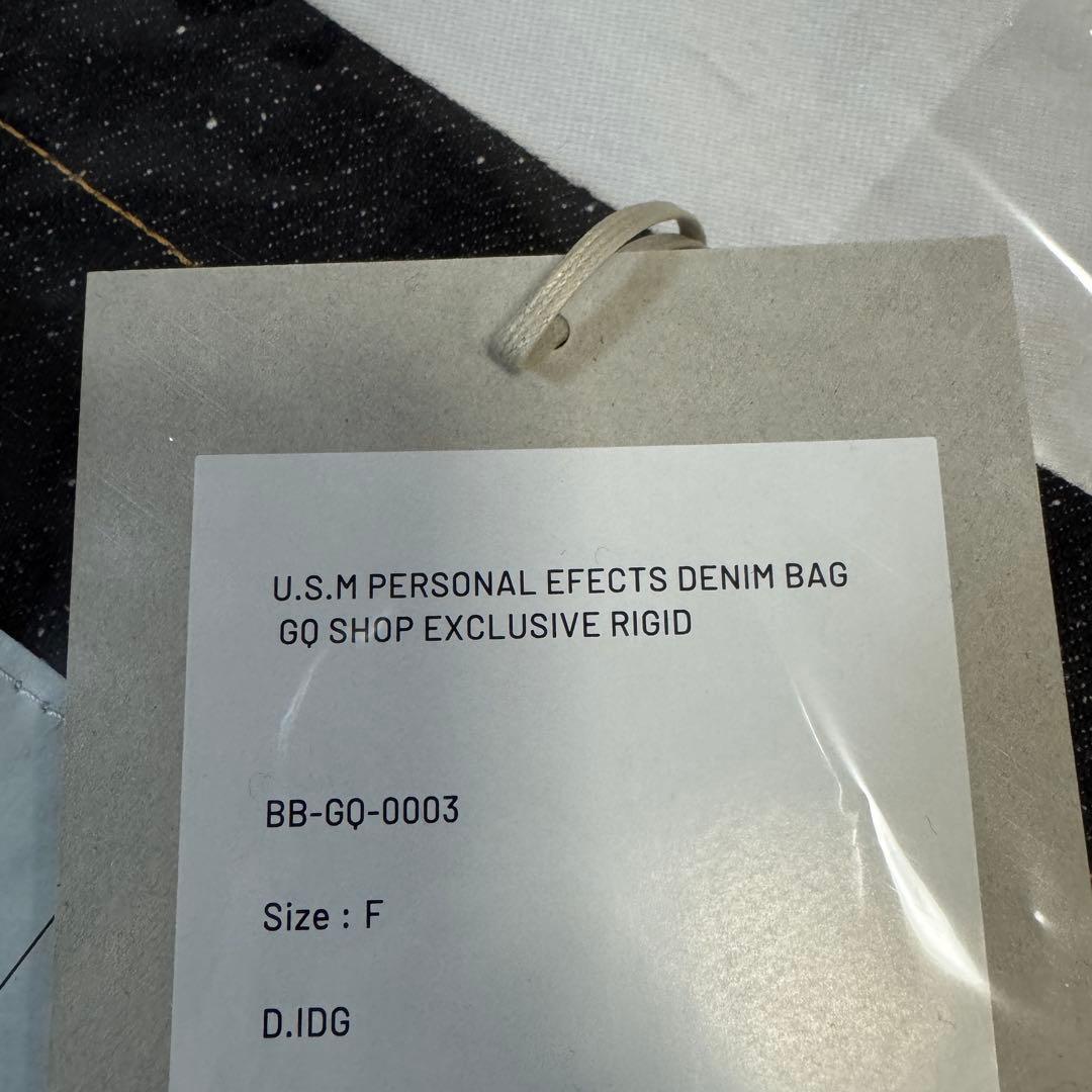 専用　U.S.M PERSONAL EFECTS DENIM BAG