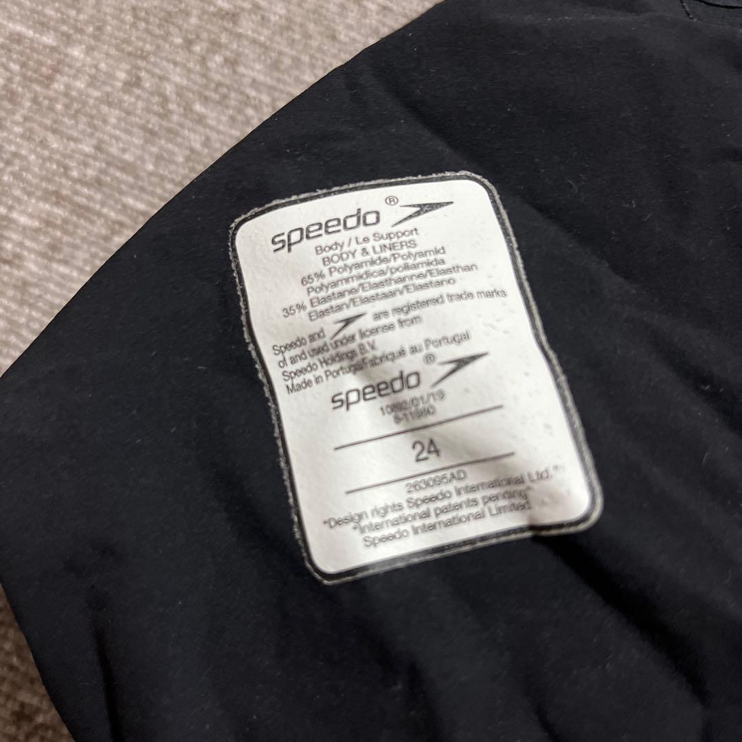 Speedo 競泳用水着 紫黒