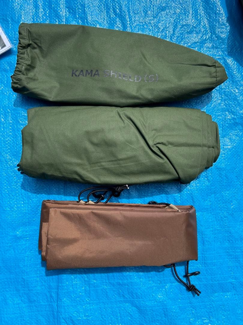 【試し張りのみ】DOD カマボコテント 3(S) T3-688-KH カーキ