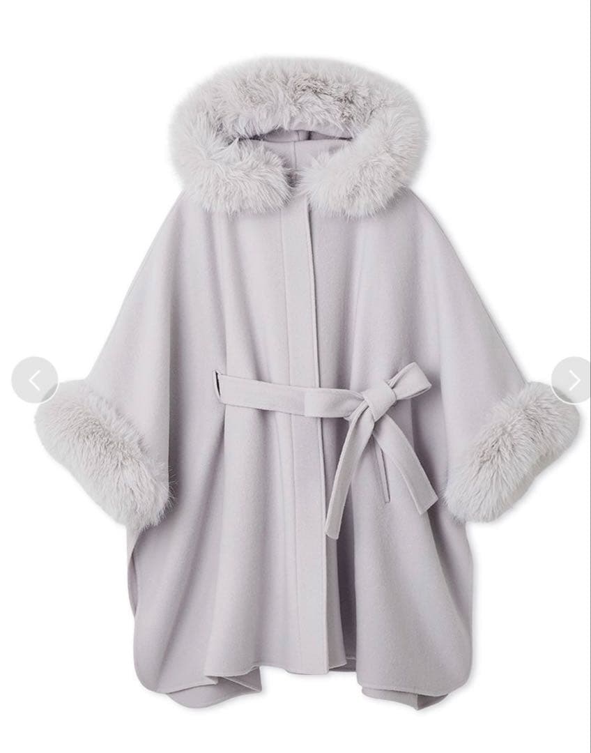 2025AW新品未使用【CELFORD】ファーポンチョコート