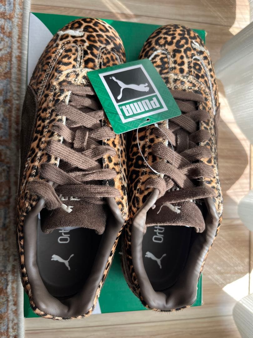 Puma スピードキャット　レオパード柄 スニーカー 箱付き　ヒョウ柄　24.5