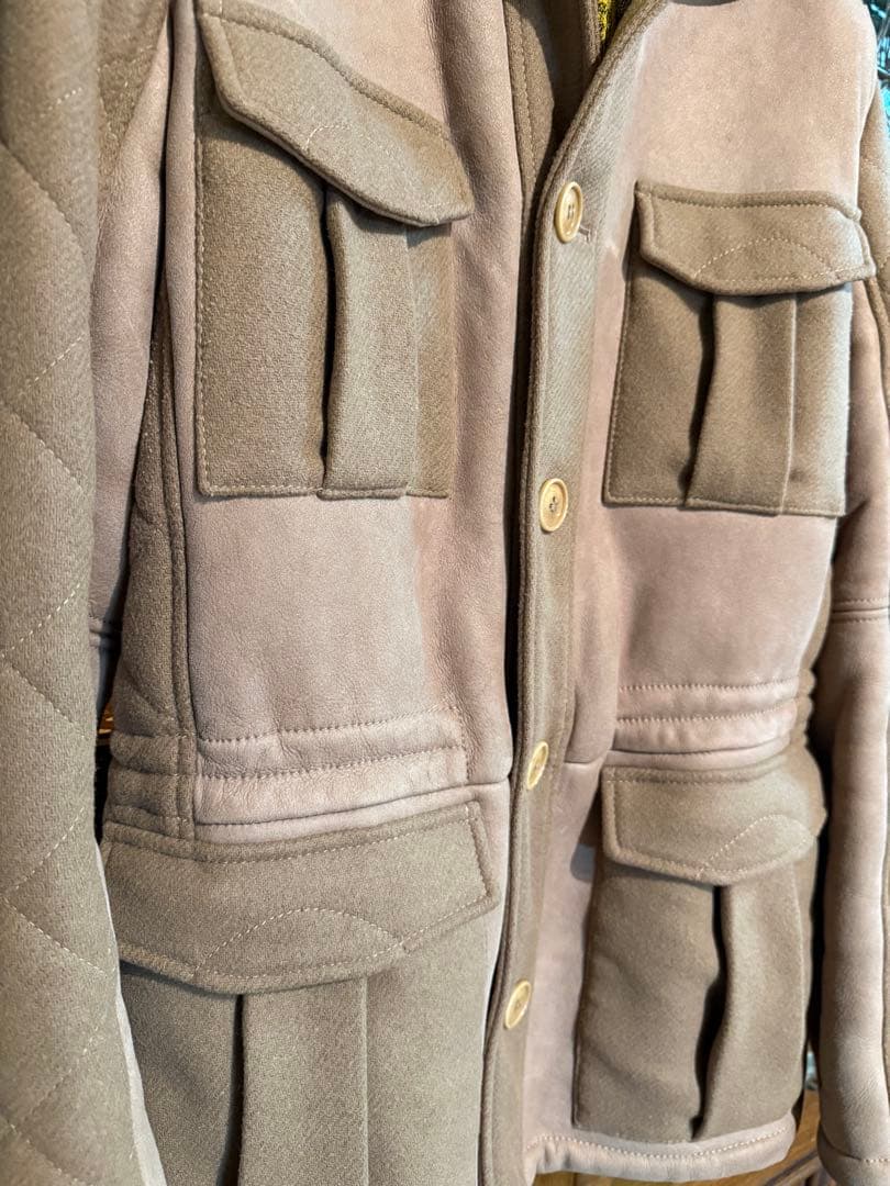 【Vintageclothes_Jin】ETRO エトロムートンコート M