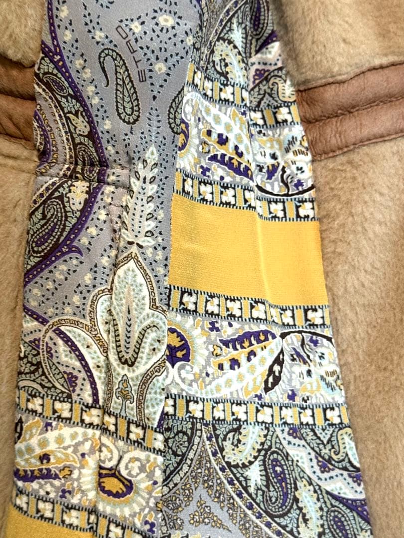 【Vintageclothes_Jin】ETRO エトロムートンコート M
