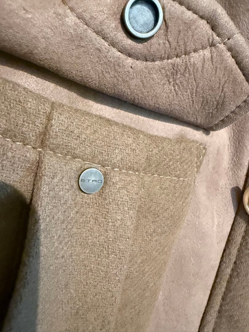 【Vintageclothes_Jin】ETRO エトロムートンコート M