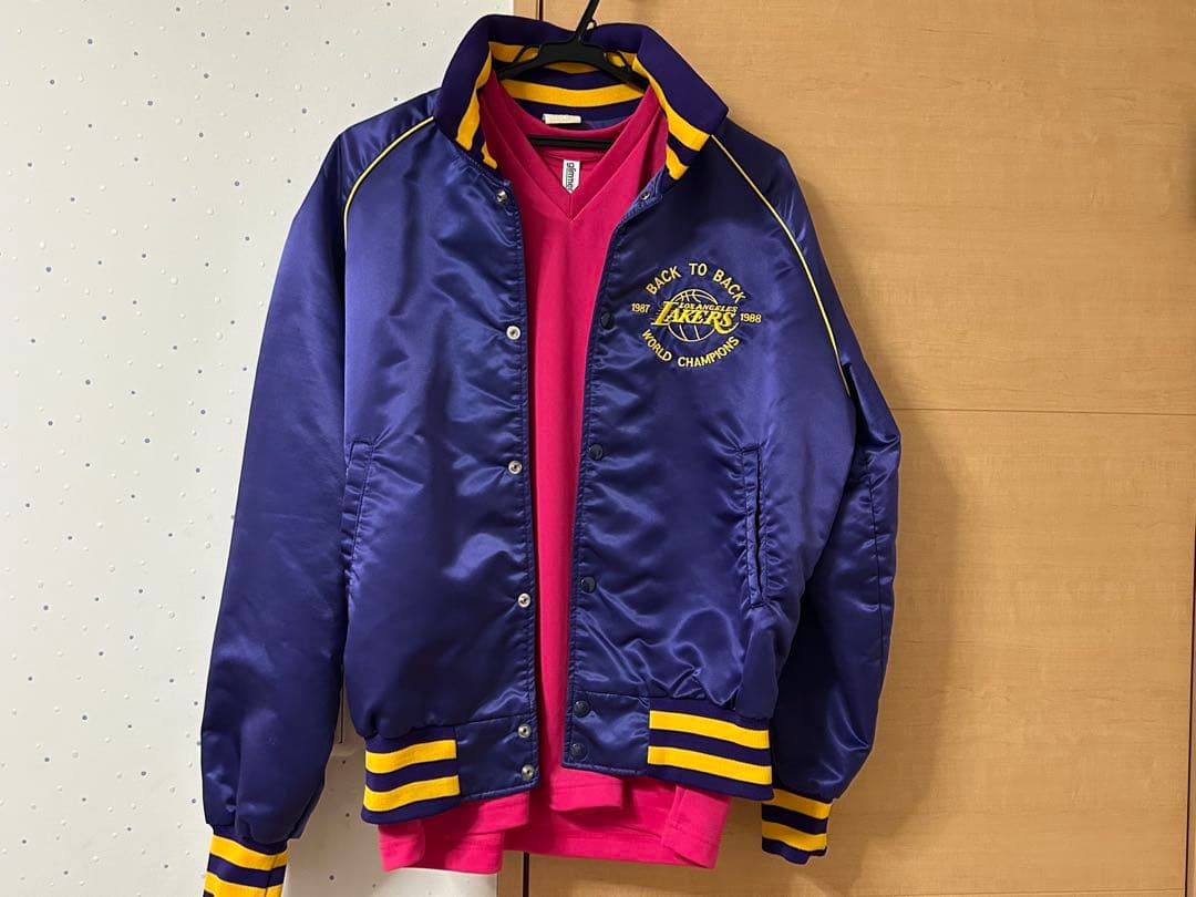 美品 80年代 レイカーズ スタジャン 矢沢永吉 キャロル