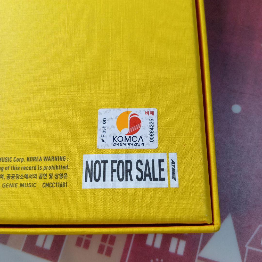 ateez　プロモアルバム　非売品　サイン入り　メッセージ入り　レア　美品