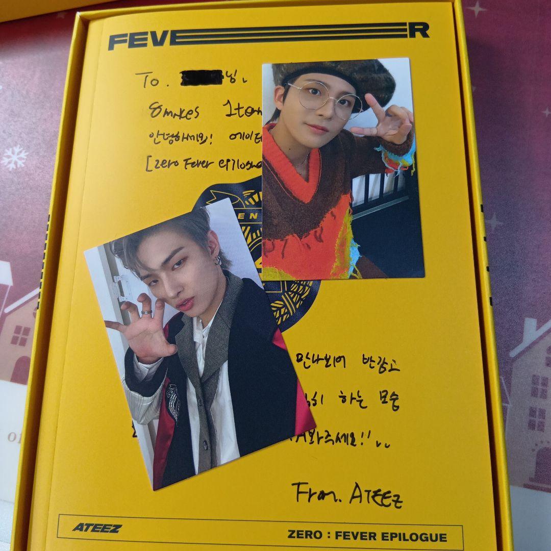 ateez　プロモアルバム　非売品　サイン入り　メッセージ入り　レア　美品