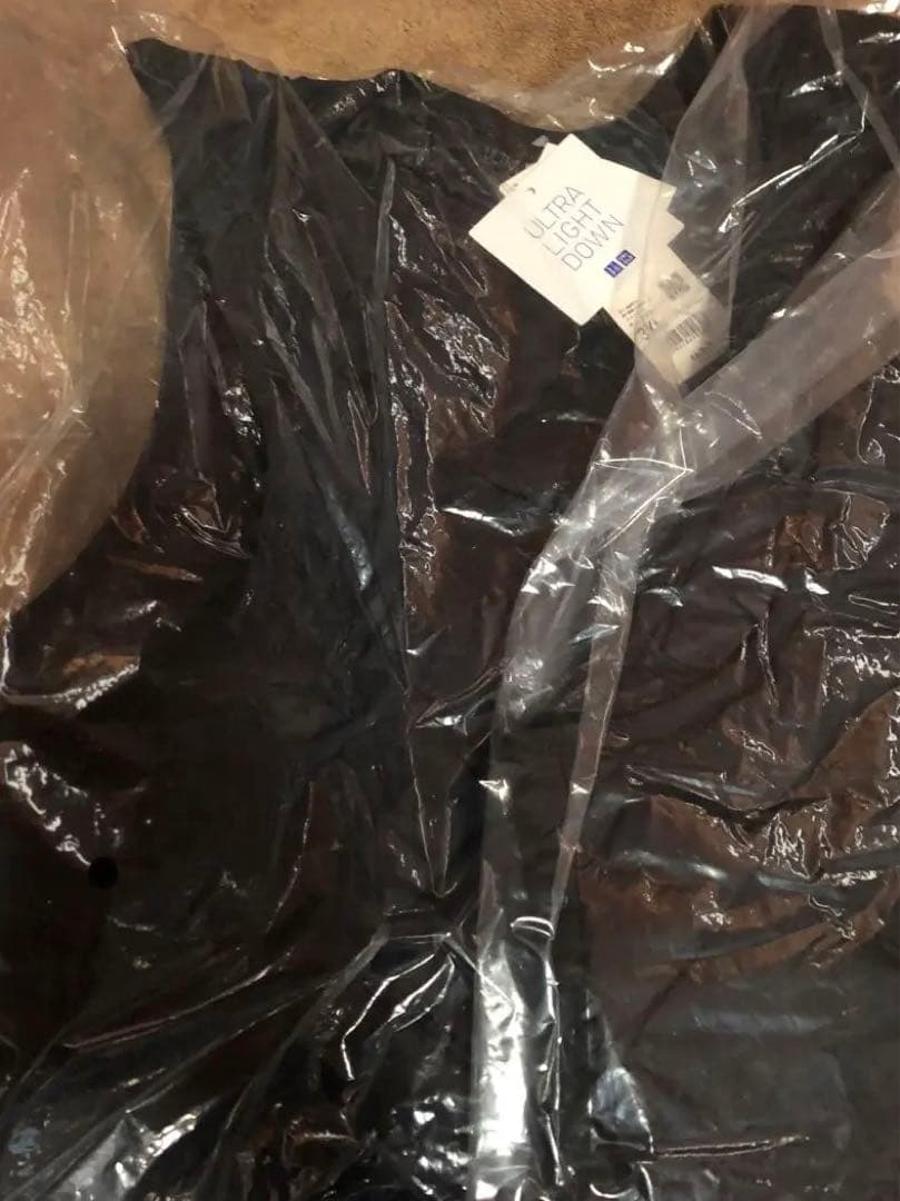 UNIQLO 3XL ウルトラライトダウン　ロングベスト　黒　ブラック