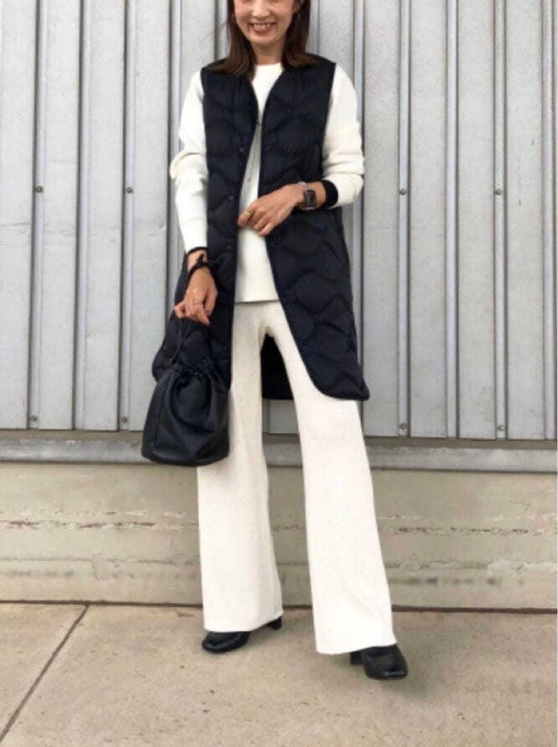 UNIQLO 3XL ウルトラライトダウン　ロングベスト　黒　ブラック