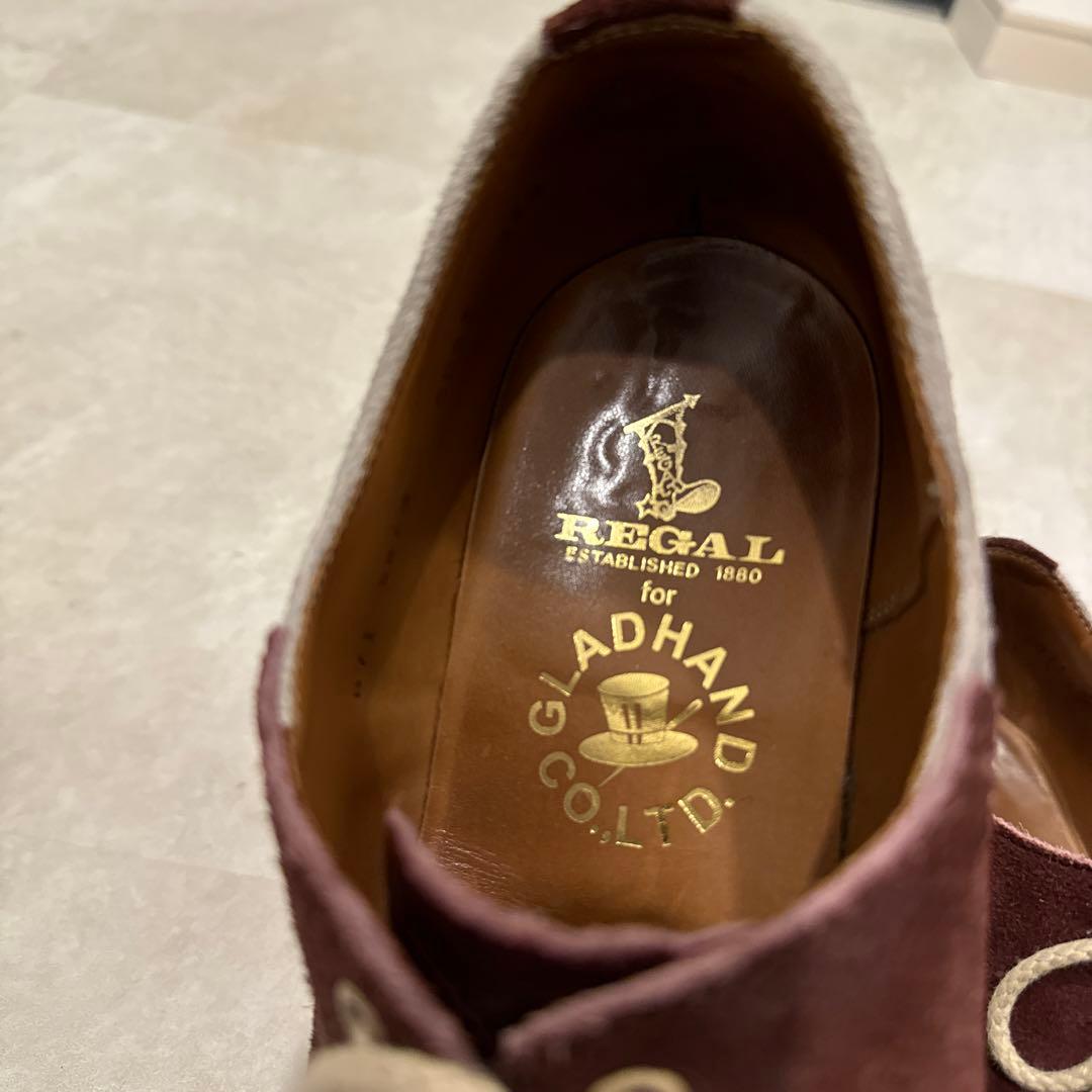 GLADHAND×REGAL スウェード サドルシューズ