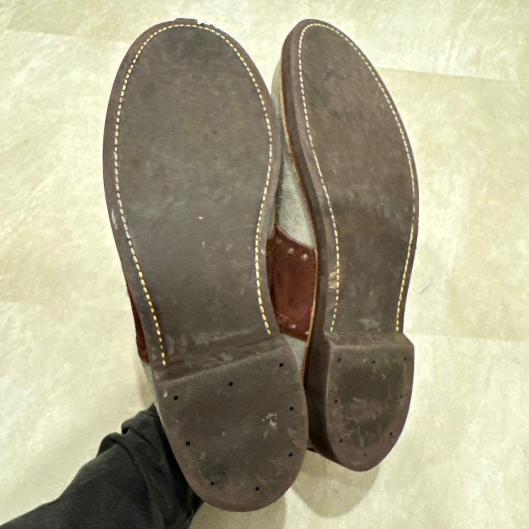 GLADHAND×REGAL スウェード サドルシューズ