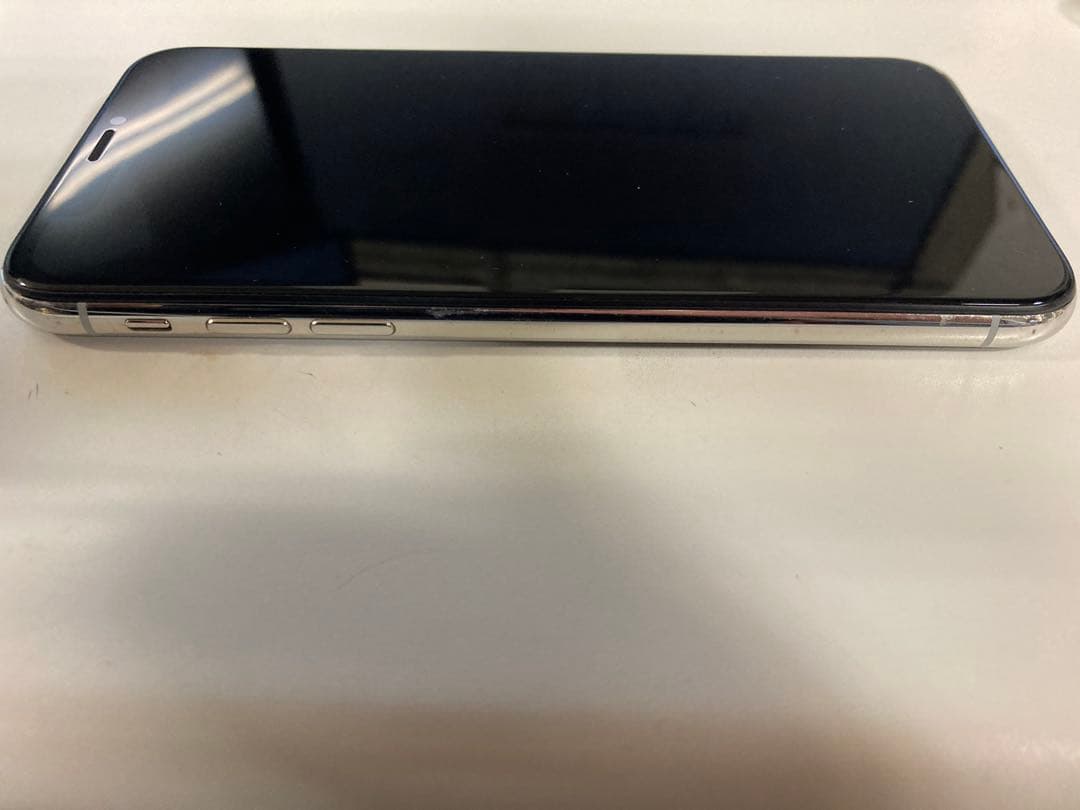 美品iPhone X 256GB シルバー SIMフリー動作確認済 初期化済
