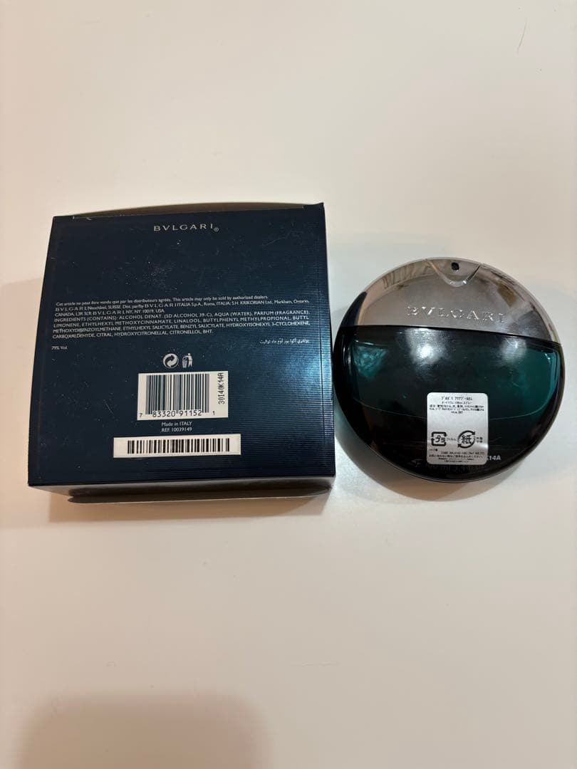 香水(男性用) BVLGARI AQVA POUR HOMME 100ml