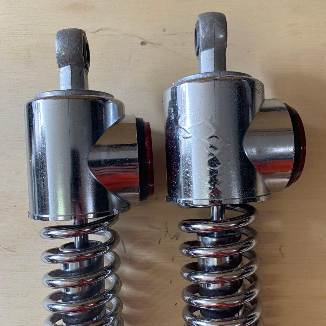 ゼファー:Z1:Z2　リアサス 　赤リフレクター 純正ダンパー付き