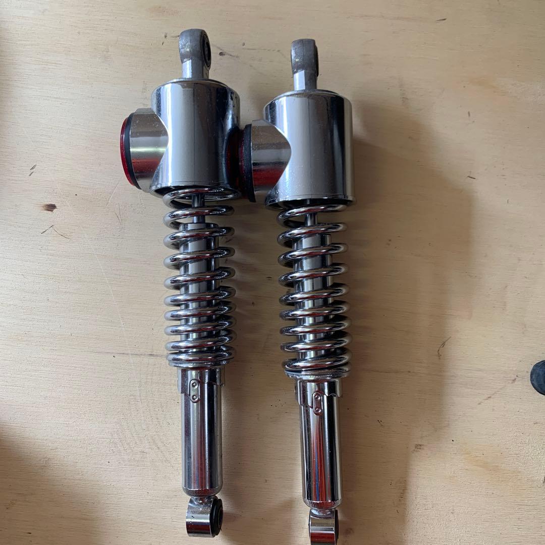 ゼファー:Z1:Z2　リアサス 　赤リフレクター 純正ダンパー付き