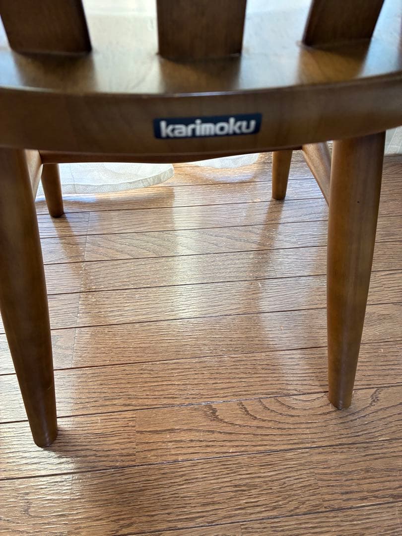 ①カリモク コロニアル ダイニングチェア 肘なし 回転なし　1脚