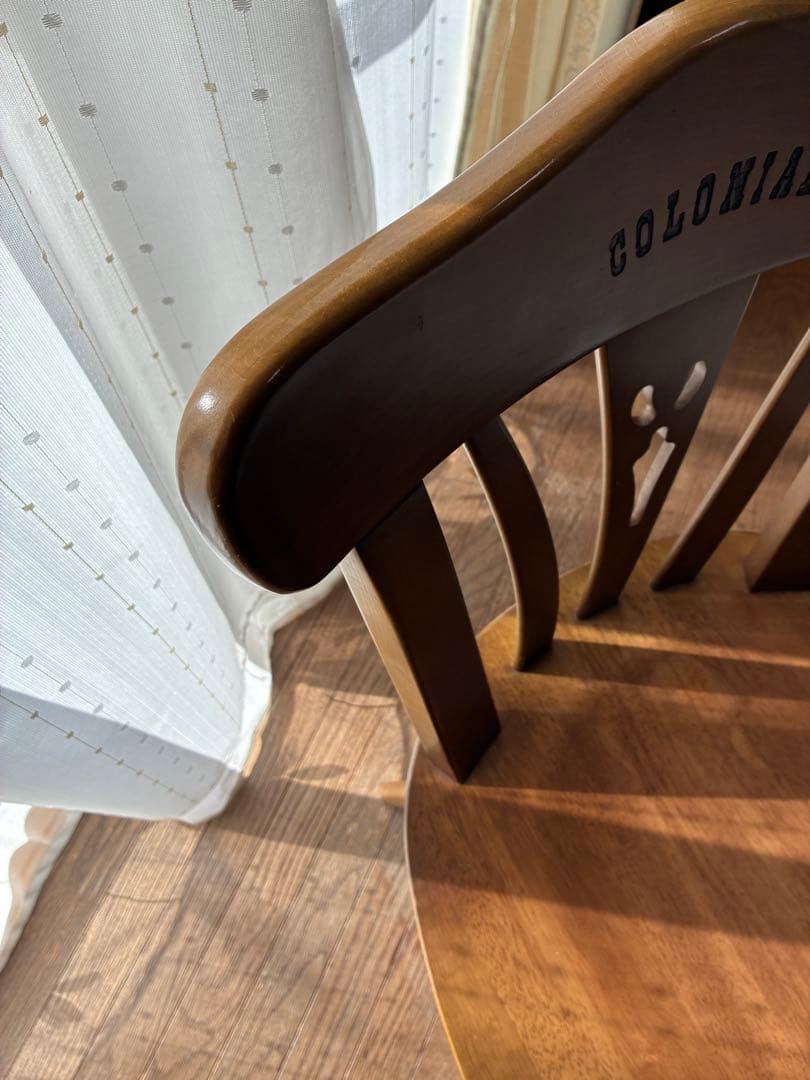 ①カリモク コロニアル ダイニングチェア 肘なし 回転なし　1脚