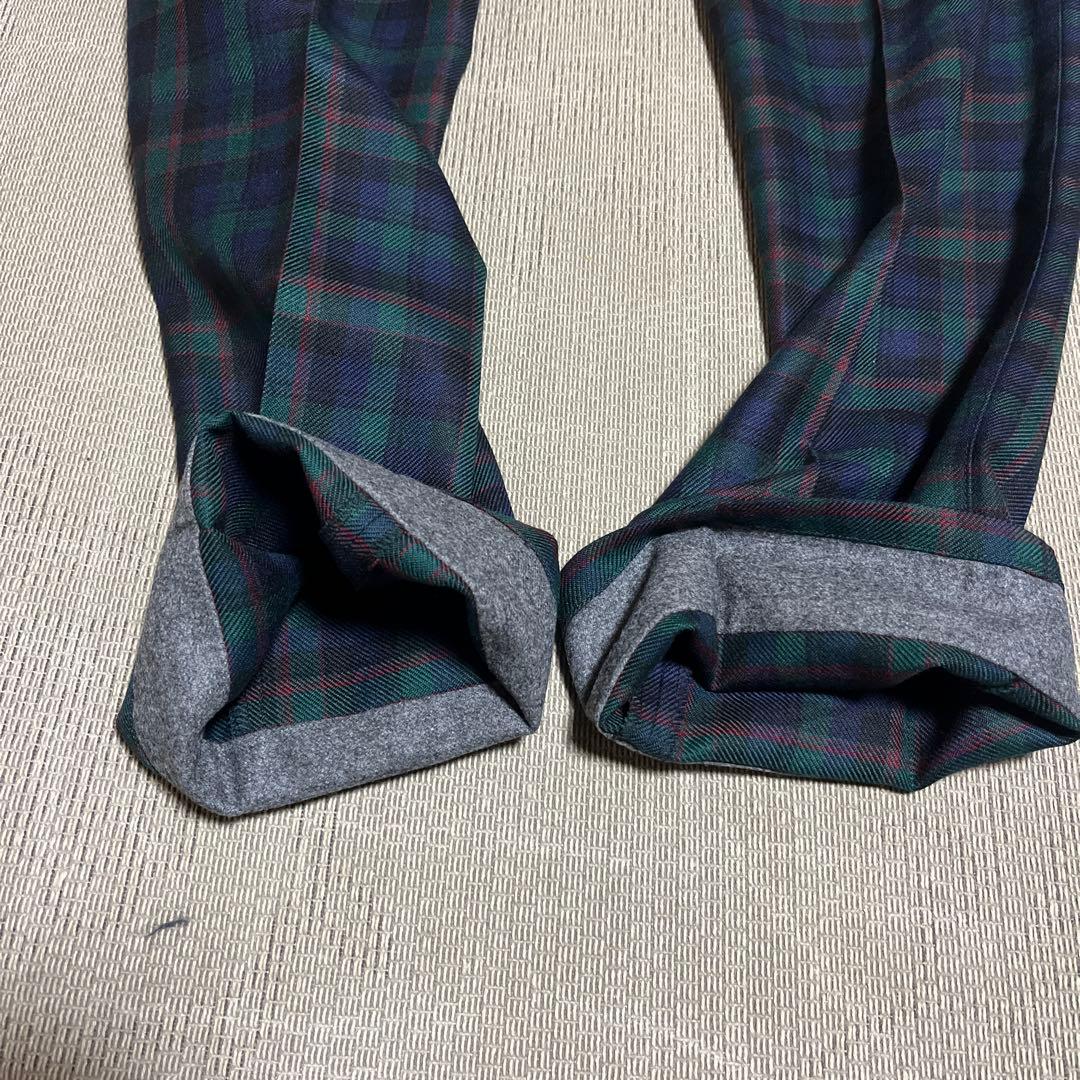 PT01 チェック柄 スラックス 50