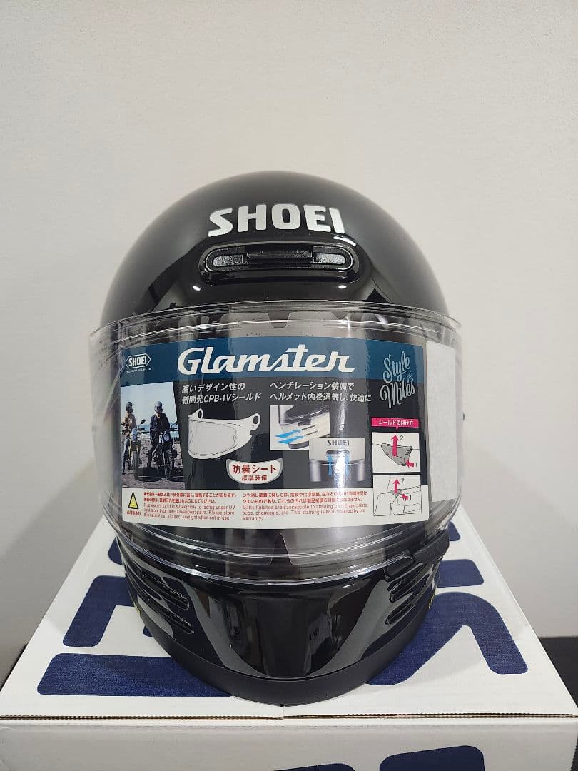 SHOEI Glamsterグラムスター フルフェイス ブラック　Lサイズ